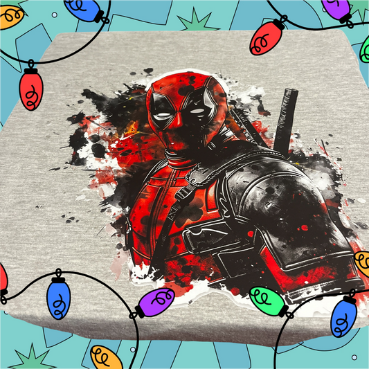 Waterpaint Deadpool T-Shirt